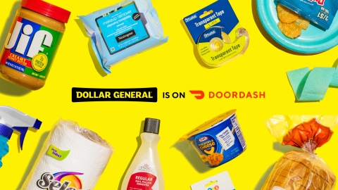 Dollar General announced a partnership with DoorDash to offer on-demand delivery of household essential items. (Photo: Business Wire)