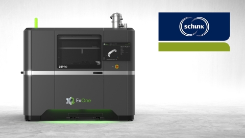 The Schunk Group has purchased an X1 25Pro® for the serial production of binder jet 3D printed metal parts as a service to the automotive, aerospace, medical and other industries. The printer will be installed at the Schunk Sinter Metals location in Thale, Germany, and will start by printing 316L stainless steel. (Photo: Business Wire)