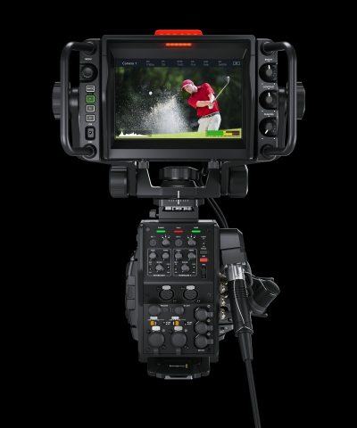 New Blackmagic URSA Studio Viewfinder G2 is available now for US$1,495. New lower price and super bright 2,000 nit display make it even easier to turn URSA Broadcast G2 into the ultimate live camera!