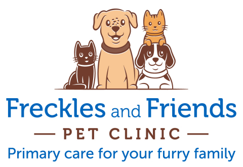 Freckles and Friends Pet Clinic Logo