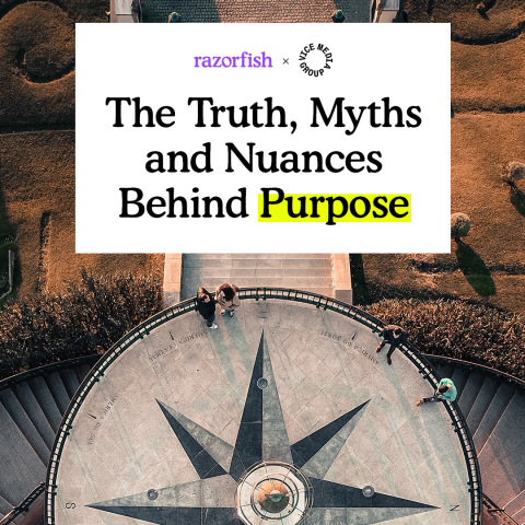 Razorfish, in conjunction with VICE Media, unpacks the data behind changing consumer attitudes toward brand purpose, and recommends ways for brands to put purpose into practice. (Photo: Business Wire)