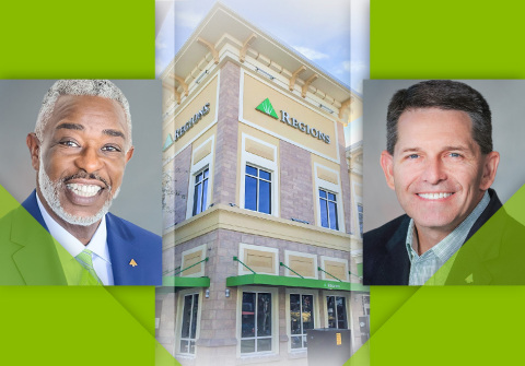 Channing Thornton, left, will further enhance Regions Bank’s companywide, holistic approach to fair lending. Earl Connell, right, will succeed Thornton as consumer banking executive along the eastern half of the Florida peninsula. (Photo: Business Wire)