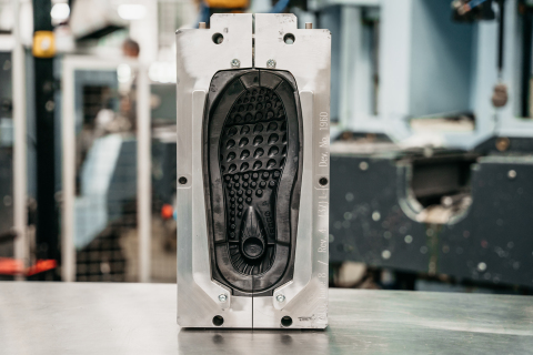 ECCO accelerates product development by including Stratasys Origin One 3D printers and materials by Henkel Loctite in their shoemaking development process. (Photo: Business Wire)