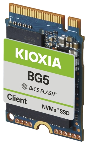 PCIe® 4.0 対応小型クライアントSSD「KIOXIA BG5シリーズ」（写真：ビジネスワイヤ）