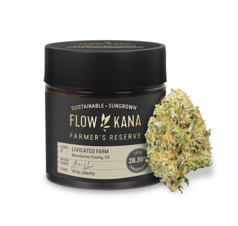 Flow Kana's best-in-class Farmer's Reserve sungrown craft flower is among the choices on the new direct-to-consumer FLOW DIRECT site. (Photo: Business Wire)