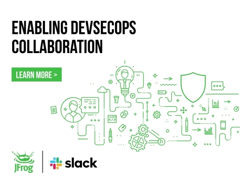 JFrog and Slack Deliver Real-Time, Cross-Team DevOps Innovation, Enabling Developer Velocity and Improved Security (Graphic: Business Wire)