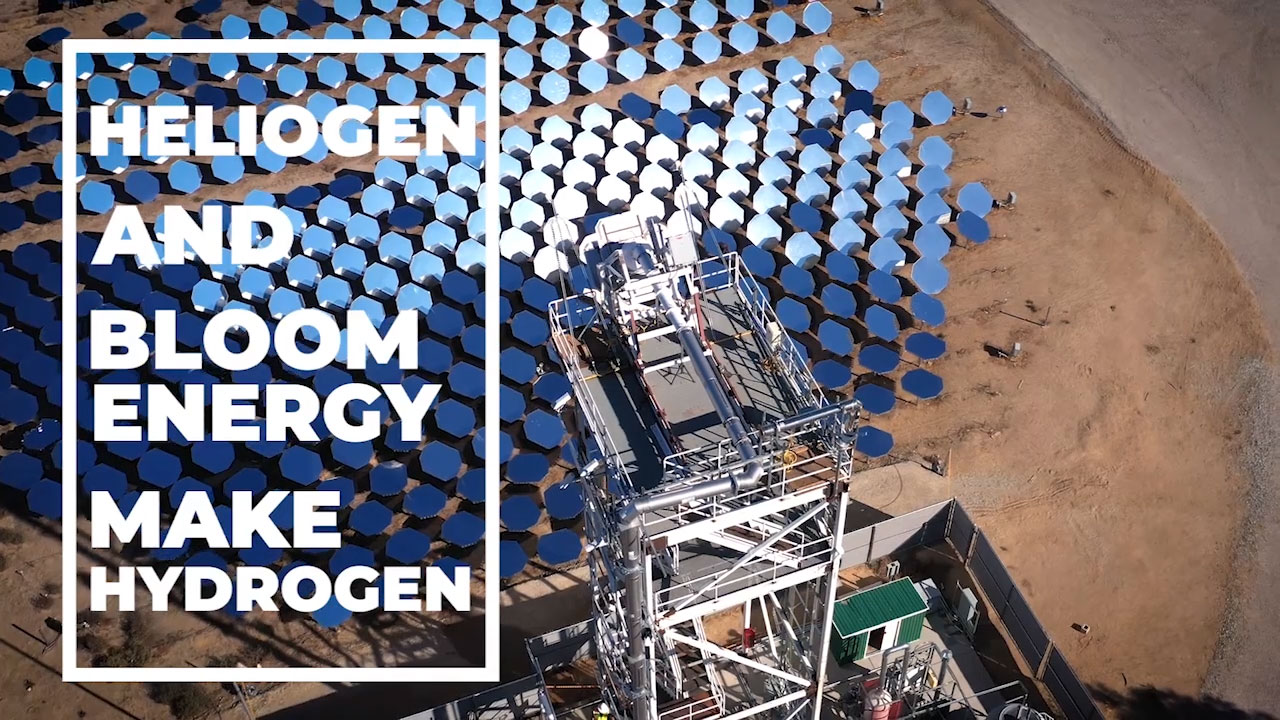 Heliogen and Bloom Energy lead the way to produce low-cost, green hydrogen