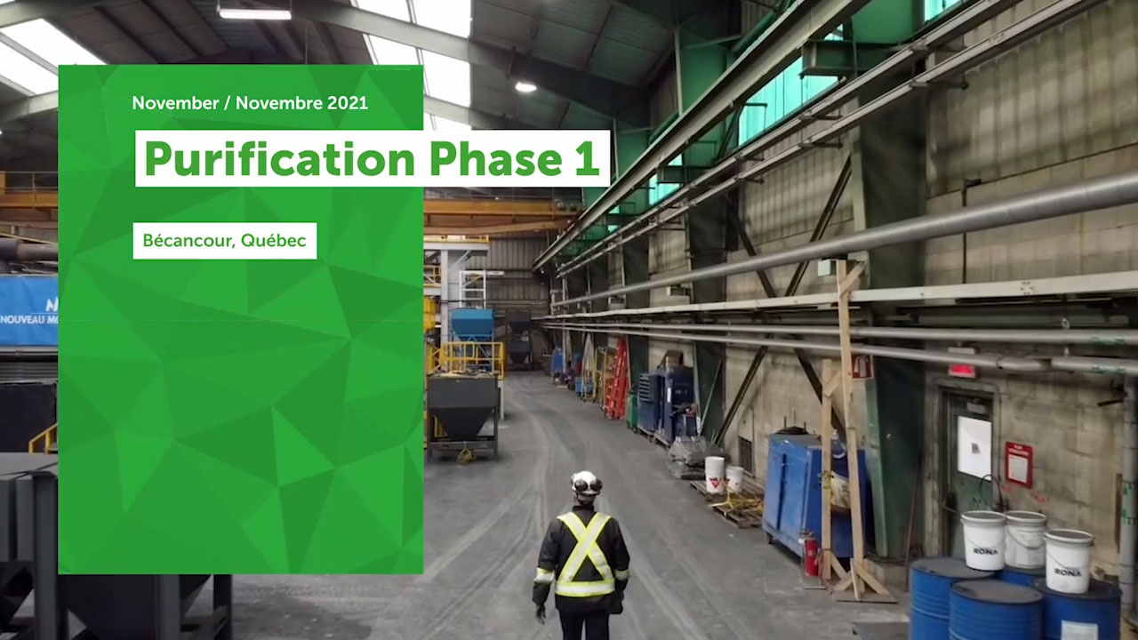 Overview of Nouveau Monde’s completed phase-1 purification facility now producing SPG: https://youtu.be/ymQoUr1pc5Q