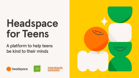 Headspace Health Announces New Nonprofit Initiative to Provide Free Access to Headspace for All Teens Ages 13-18 in the United States (Graphic: Business Wire)