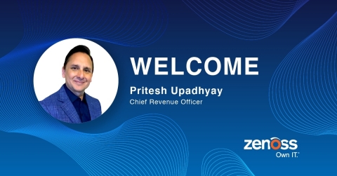 original Zenoss appoints sales and technology veteran Pritesh Upadhyay as its new Chief Revenue Officer. (Graphic: Business Wire)