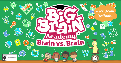 original Big Brain Academy: Brain vs. Brain launches for the Nintendo Switch system on Dec. 3, but if you want to try your hand at some mind-tickling challenges today, a new free demo is available right now in Nintendo eShop and can also be downloaded from Nintendo.com. (Graphic: Business Wire)