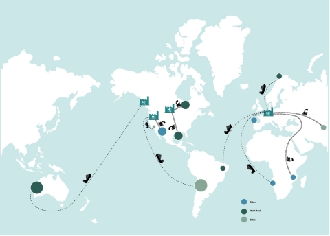 thumbnail Figure 2 – Mangrove Lithium's platform can dramatically simplify international supply chains by processing multiple feedstocks at one location situated near battery manufacturing operations. (Graphic: Business Wire)