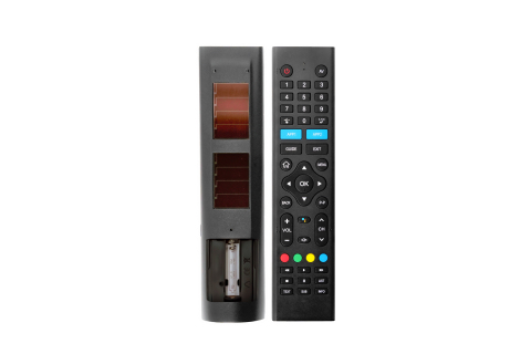 Remotec’s single-battery TV Remote Control powered by Nowi’s Energy Harvesting PMIC (Photo: Business Wire)