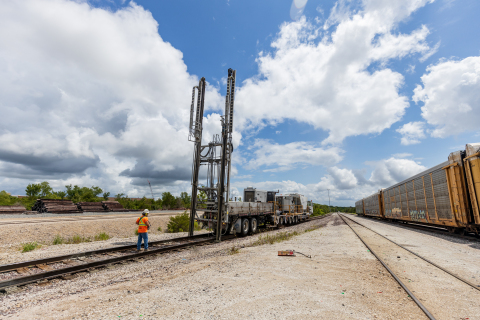 The innovative RailJET® increases efficiency and safety in railway repair and maintenance – while extending infrastructure longevity (Photo: Business Wire)