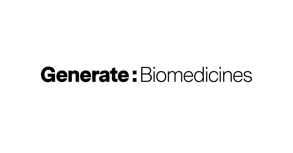 Generate Biomedicines Announces First External Equity Raise of ...