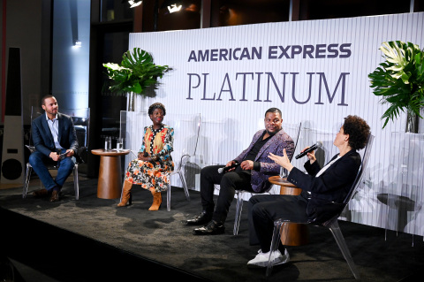 (L-R) Rafael Mason, Thelma Golden, Kehinde Wiley and Julie Mehretu  (Photo: Business Wire)