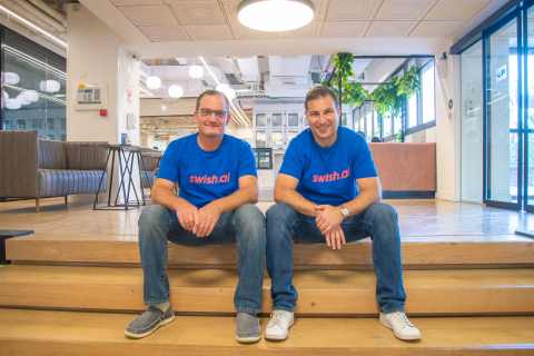 Arnon Yaffe and Sebastien Adjiman, co-founders of Swish.ai (Photo: Business Wire)