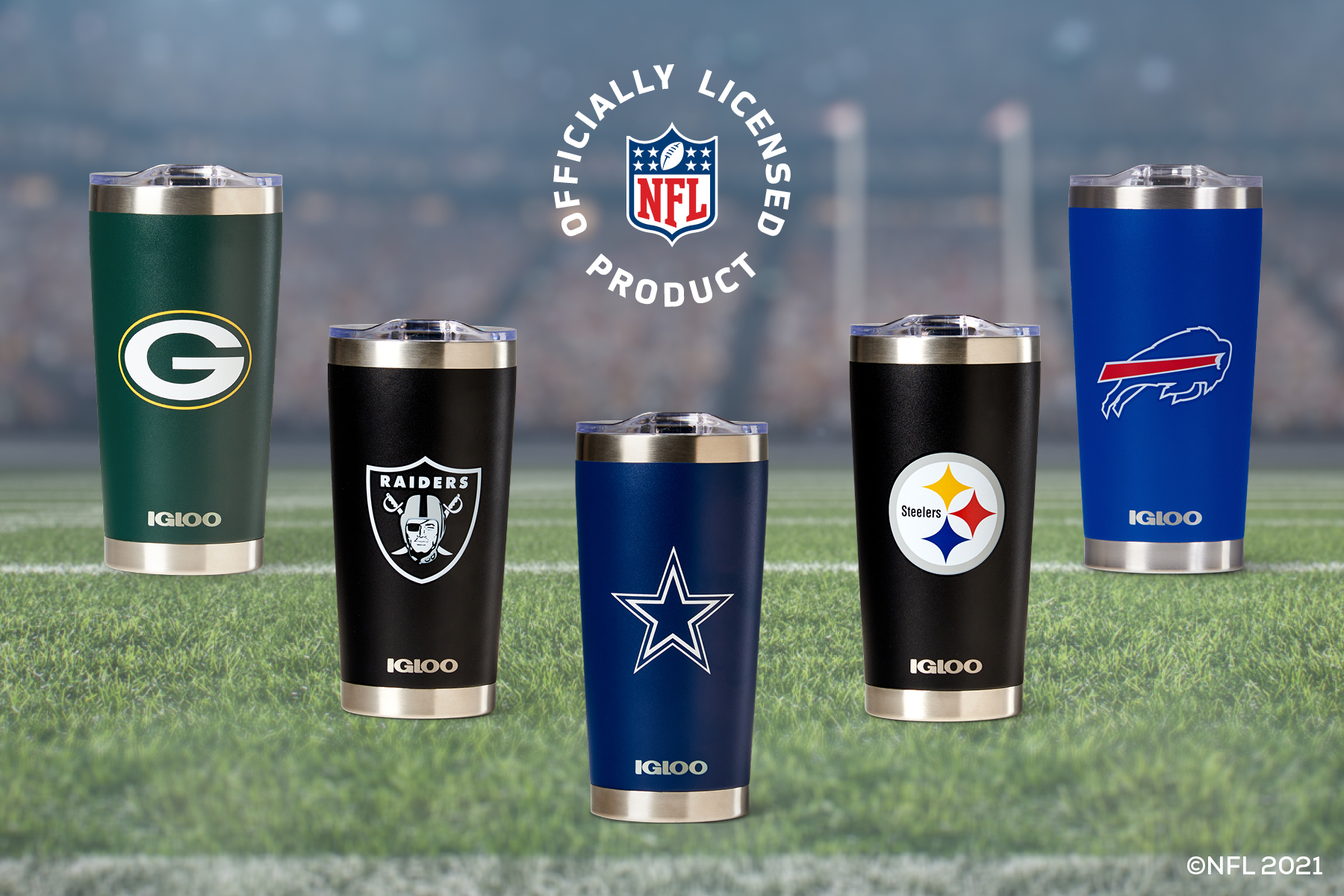 Igloo Expands Its Officially Licensed NFL Collection With Stainless Steel  Drinkware for All 32 Teams