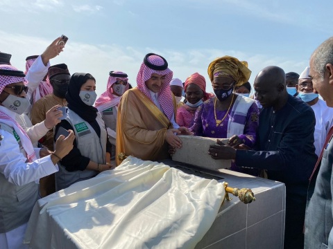 original The Gambia Vice President and the CEO of the Saudi Fund for Development lay the foundation stone for the new airport’s VVIP lounge (Photo: AETOSWire)