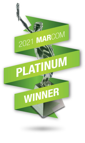 Fifth Third Bancorp's 2020 Environmental, Social and Governance Report won five 2021 MarCom awards, including three Platinum awards for annual reports, writing and design. (Graphic: Business Wire)