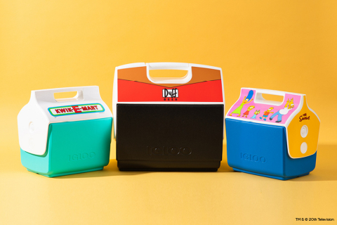Igloo debuts Playmate coolers inspired by “The Simpsons,” the longest-running scripted series in TV history (Photo: Business Wire)