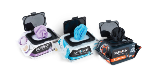With gloves specifically designed for light, medium and heavy-duty tasks, SAFESKIN* POP-N-GO* packs from Owens & Minor can help you stay prepared no matter where tasks take you. (Photo: Business Wire)