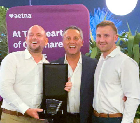 Pacific Prime Dubai wins Aetna’s “Top Producer Individual Business” for the second year in a row in 2021. (Photo: Business Wire)