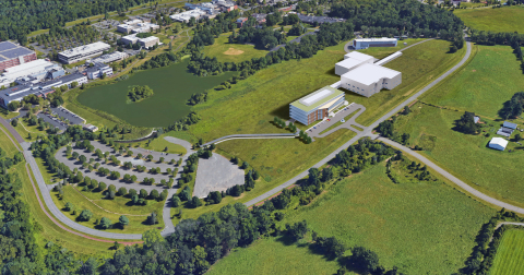 Rendering of BeiGene’s planned state-of-the-art manufacturing campus and clinical R&D center on its new 42-acre site at the Princeton West Innovation Campus in Hopewell, N.J. Credit: BeiGene