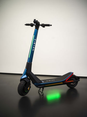 Helbiz Unveils HELBIZ ONE-S, the First Sharing Scooter Made in Italy (Photo: Business Wire)