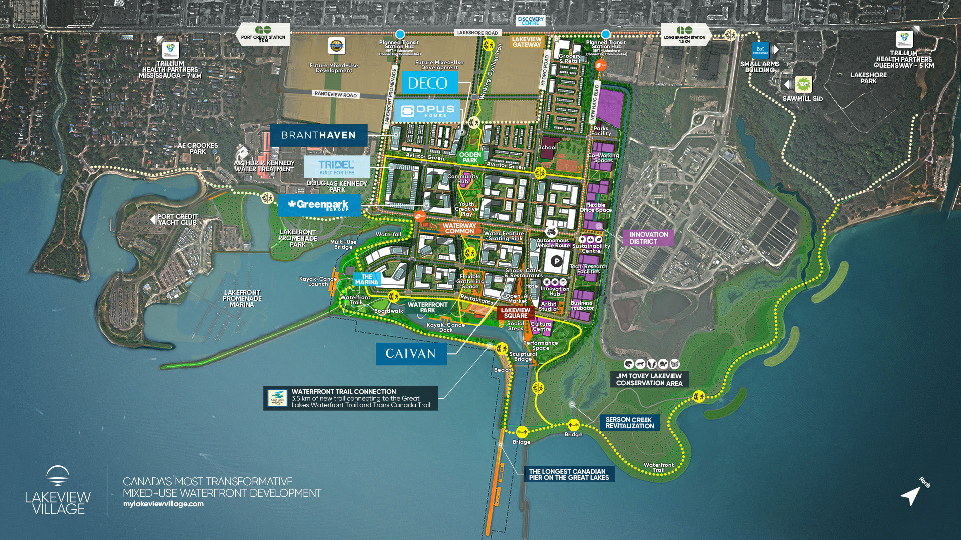 City Of Mississauga Zoning Interactive Map Lakeview Community Partners Unveil New Lakeview Village Brand And Announce  Community Builder Partners | Business Wire