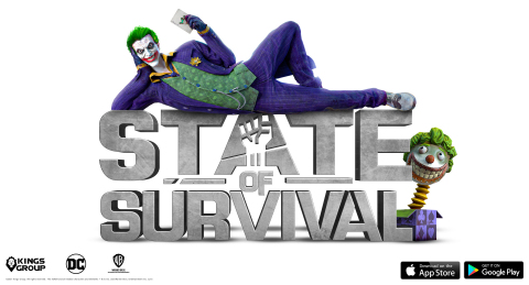 THE JOKER ARRIVES TODAY IN FUNPLUS’ STATE OF SURVIVAL. DC Collaboration Brings Iconic Super-Villain to the Massively Popular Strategy Game (Graphic: Business Wire)