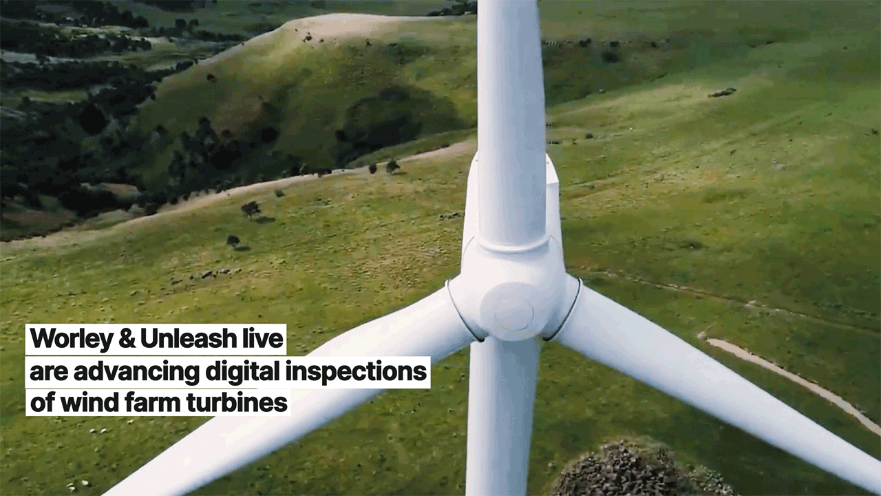 Worley and Unleash live are automating Wind turbine inspections with the use of drones and A.I.