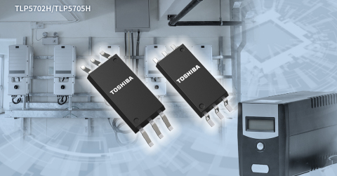 Toshiba: High peak output current photocouplers in thin packages for driving IGBTs/MOSFETs gates. (Graphic: Business Wire)