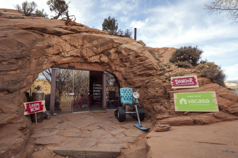 The Grinch's cave, bookable on Vacasa.com. (Photo: Business Wire)