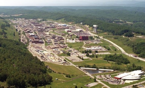 Photo shows an aerial view of the Y-12 National Security Complex in Oak Ridge, Tennessee. (Photo: Business Wire)
