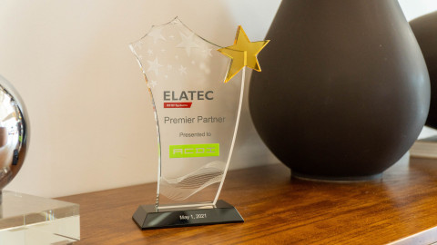 ELATEC Premier Partner Award presented to ACDI (Photo: Business Wire)