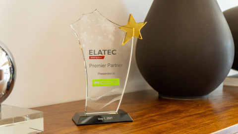 thumbnail ELATEC Premier Partner Award presented to ACDI (Photo: Business Wire)
