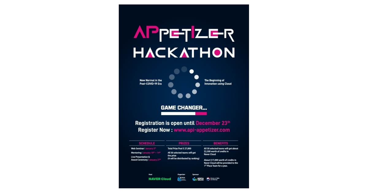 An Opportunity to Use Various Korean APIs, APPETIZER HACKATHON to Be ...