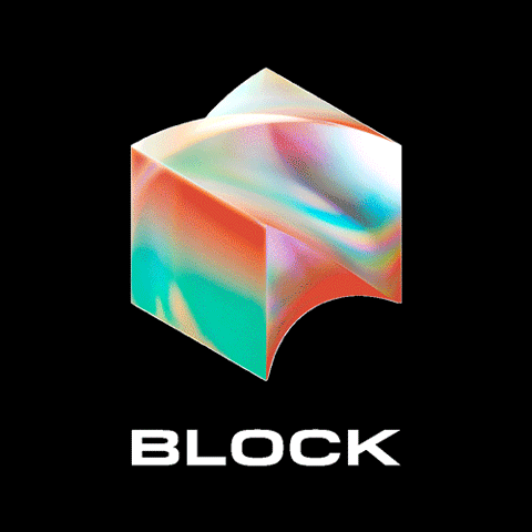Block logo in black