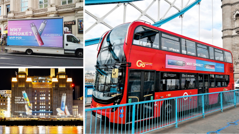original Innokin “Why Smoke?" Campaign in London, UK (Photo: Business Wire)