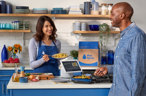 Blue Apron meal kits are now available on all Alexa-enabled devices. (Photo: Business Wire)