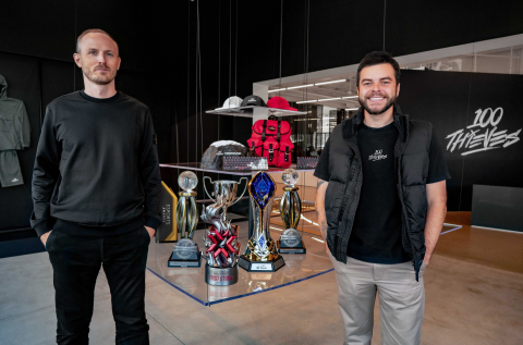 John Robinson, President & COO of 100 Thieves and Matthew “Nadeshot” Haag, Founder & CEO of 100 Thieves (Photo: Business Wire)