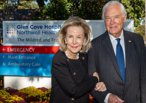 Philanthropists Diana and John Colgate are supporting Glen Cove Hospital’s efforts to acquire its first in-house MRI machine, which will enhance patient care and comfort. Photo credit: Northwell Health