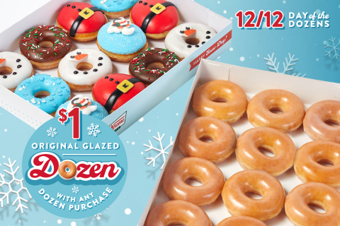 $1 Original Glazed dozen available with purchase of any dozen at regular price (Photo: Business Wire)