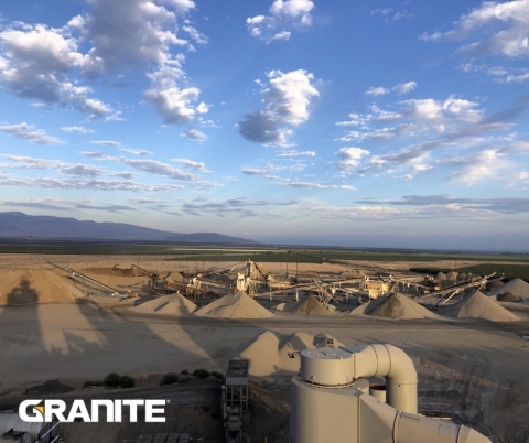 The view overlooking the Solari facility from the nearby hot plant silo. (Photo: Business Wire)