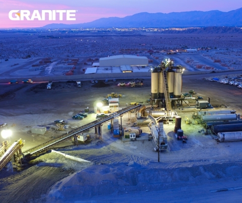The Desert Cities Asphalt plant is located near Indio, California. (Photo: Business Wire)