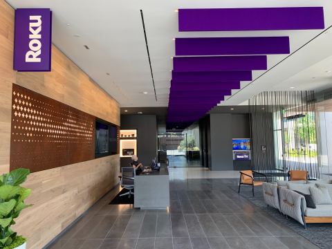 Lobby at Roku office in San Jose (Photo: Business Wire)