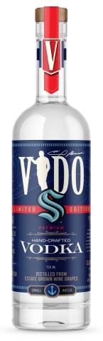As the official premium vodka of the Seattle Kraken, VIDO Vodka is introducing a limited-edition label featuring the signature Seattle Kraken “S” and blue colorways. (Photo: Business Wire)
