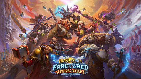 The Horde and Alliance Clash in the Newest Hearthstone Expansion, Fractured in Alterac Valley (Graphic: Business Wire)