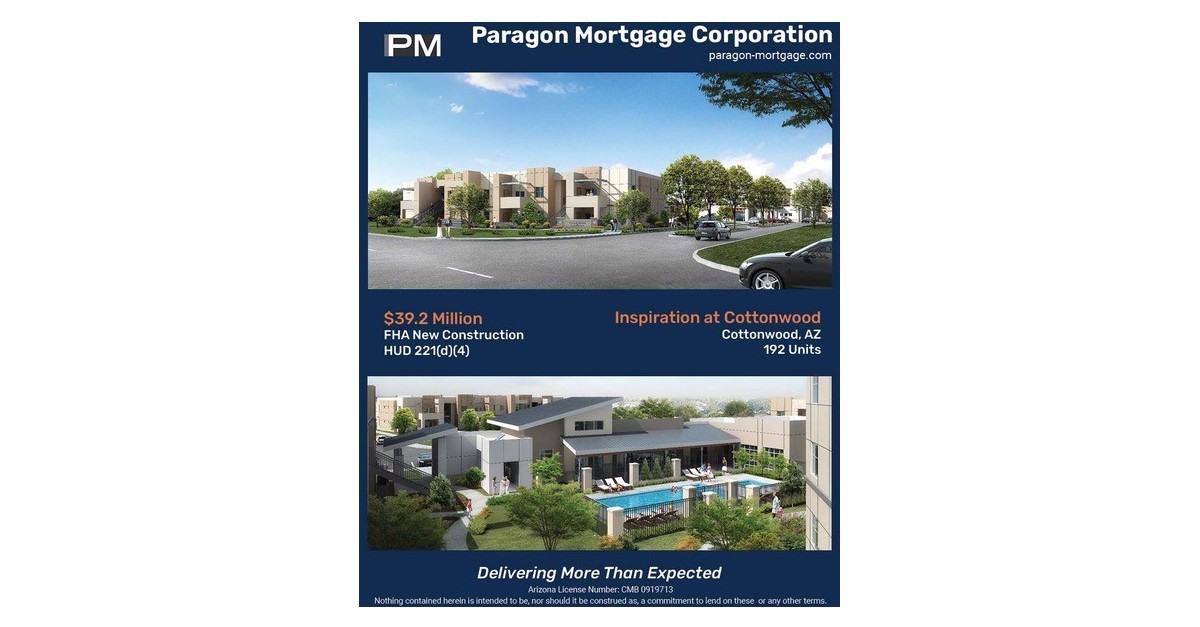 Paragon Mortgage Corporation Arranges 44.4M HUD 221(d)(4) for New
